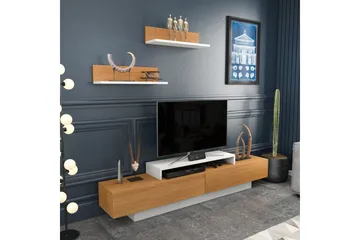 Rinorea Tv-möbelset 180x40 cm - Vit - Möbler - TV- & Mediamöbler - TV-möbelset