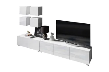 Tessan TV-möbelset - Grå/Vit - Möbler - TV- & Mediamöbler - TV-möbelset