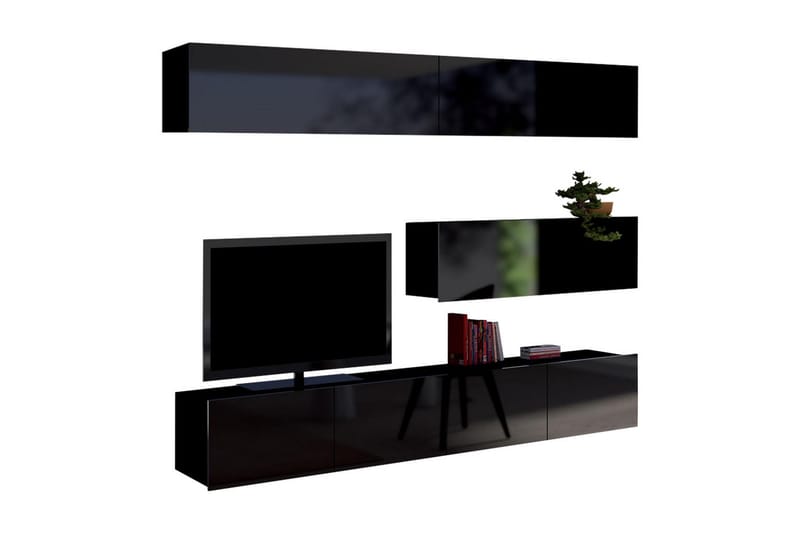 Tessan TV-möbelset - Svart - Möbler - TV- & Mediamöbler - TV-möbelset