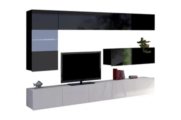 Tessan TV-möbelset - Svart/Vit - Möbler - TV- & Mediamöbler - TV-möbelset