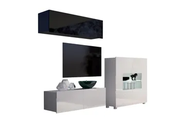 Tessan TV-möbelset - Svart/Vit - Möbler - TV- & Mediamöbler - TV-möbelset