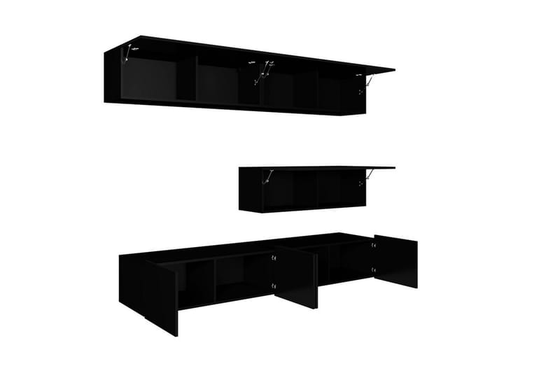 Tessan TV-möbelset - Svart/Vit - Möbler - TV- & Mediamöbler - TV-möbelset