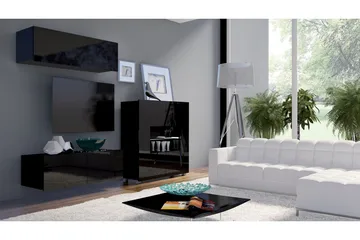 Tessan TV-möbelset - Svart/Vit - Möbler - TV- & Mediamöbler - TV-möbelset