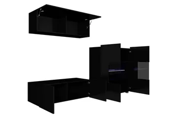 Tessan TV-möbelset - Svart/Vit - Möbler - TV- & Mediamöbler - TV-möbelset