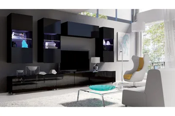 Tessan TV-möbelset - Svart/Vit - Möbler - TV- & Mediamöbler - TV-möbelset
