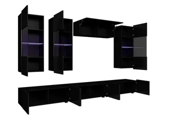 Tessan TV-möbelset - Svart/Vit - Möbler - TV- & Mediamöbler - TV-möbelset