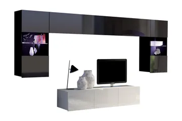 Tessan TV-möbelset - Svart/Vit - Möbler - TV- & Mediamöbler - TV-möbelset