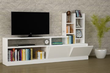 Tv-bänk Tessie - Vit - Möbler - TV- & Mediamöbler - TV-möbelset