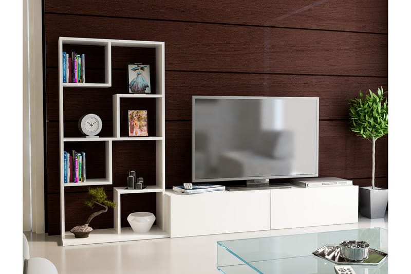 Tv-bänk Pangler - Vit - Möbler - TV- & Mediamöbler - TV-möbelset