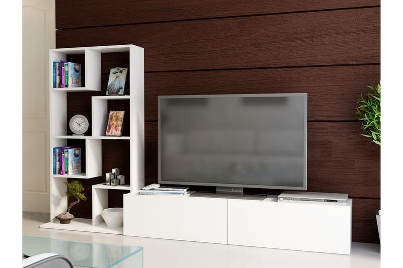Tv-bänk Pangler - Vit - Möbler - TV- & Mediamöbler - TV-möbelset
