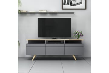TV-möbelset 35x150 cm - Antracit/Natur - Möbler - TV- & Mediamöbler - TV-möbelset