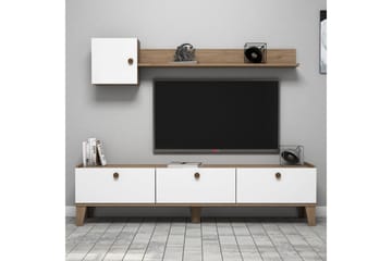 TV-möbelset 35x178 cm - Natur/Vit - Möbler - TV- & Mediamöbler - TV-möbelset