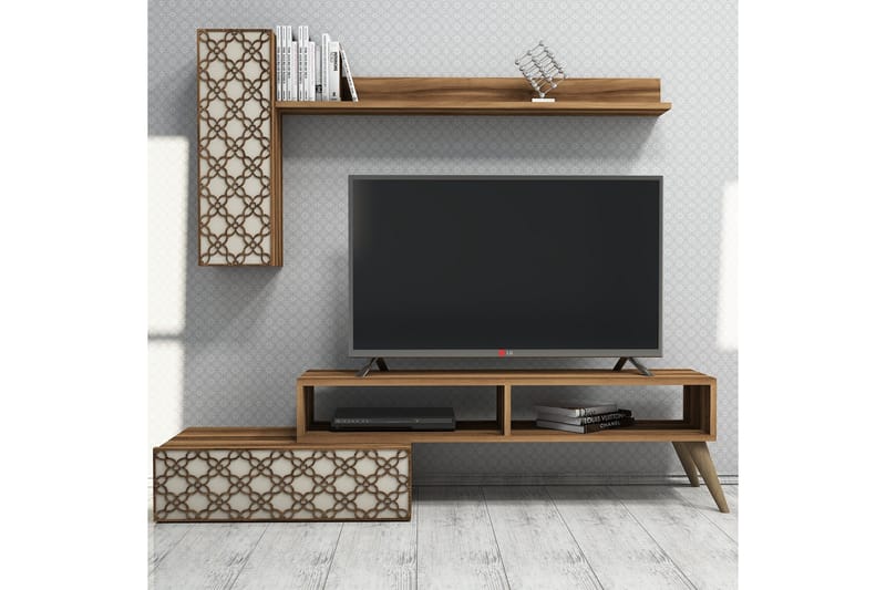 TV-Möbelset Amtorp 150 cm - Brun - Möbler - TV- & Mediamöbler - TV-möbelset