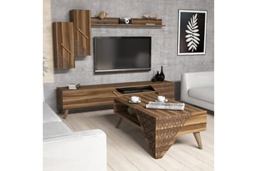 TV-Möbelset Amtorp 180 cm - Brun - Möbler - TV- & Mediamöbler - TV-möbelset
