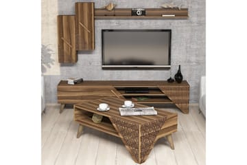 TV-Möbelset Amtorp 180 cm - Brun - Möbler - TV- & Mediamöbler - TV-möbelset