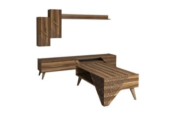 TV-Möbelset Amtorp 180 cm - Brun - Möbler - TV- & Mediamöbler - TV-möbelset