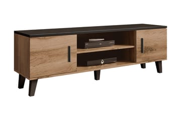 Tv-möbelset Dudley 160 cm - Natur/Svart - Möbler - TV- & Mediamöbler - TV-möbelset