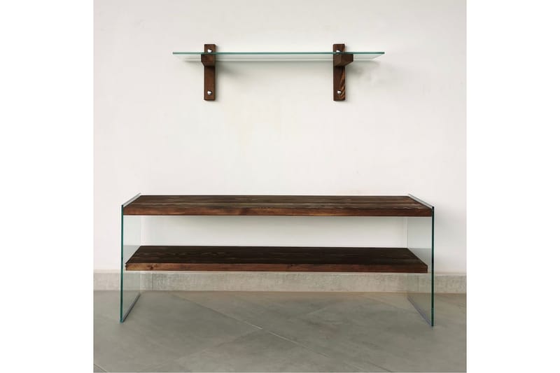 TV-Möbelset Fulwiler 45 cm - Valnöt - Möbler - TV- & Mediamöbler - TV-möbelset