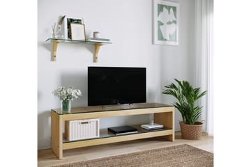 TV-möbelset Grinstad 140 cm - Brun - Möbler - TV- & Mediamöbler - TV-möbelset