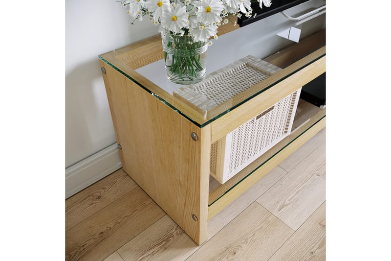 TV-möbelset Grinstad 140 cm - Brun - Möbler - TV- & Mediamöbler - TV-möbelset