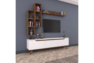TV-Möbelset Horveryd 180 cm - Beige - Möbler - TV- & Mediamöbler - TV-möbelset