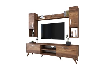 TV-Möbelset Horveryd 180 cm - Brun - Möbler - TV- & Mediamöbler - TV-möbelset