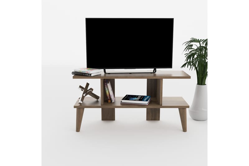 Tv-möbelset Lagomood 90 cm - Mörkbrun - TV-möbelset