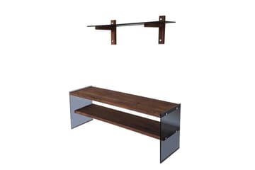 TV-Möbelset Mccarney 45 cm - Valnöt - Möbler - TV- & Mediamöbler - TV-möbelset