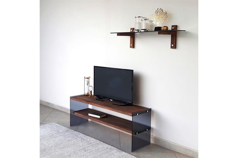 TV-Möbelset Mccarney 45 cm - Valnöt - Möbler - TV- & Mediamöbler - TV-möbelset