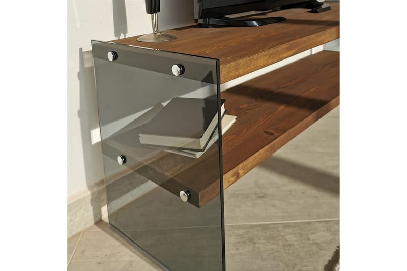 TV-Möbelset Mccarney 45 cm - Valnöt - Möbler - TV- & Mediamöbler - TV-möbelset