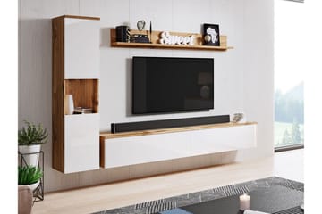 Tv-möbelset Motosuke - Natur/Vit - Möbler - TV- & Mediamöbler - TV-möbelset