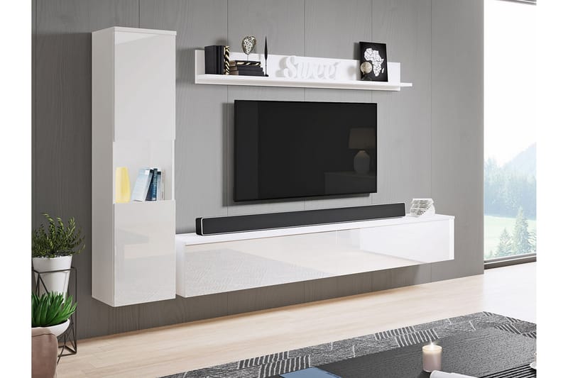 Tv-möbelset Motosuke - Vit - Möbler - TV- & Mediamöbler - TV-möbelset