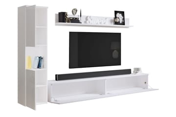Tv-möbelset Motosuke - Vit - Möbler - TV- & Mediamöbler - TV-möbelset