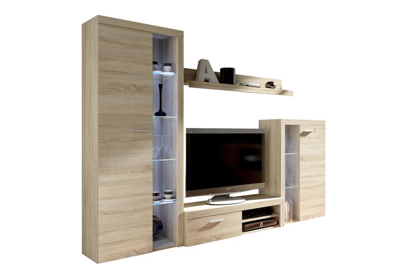 TV-möbelset Rumba - Beige/Grå - Möbler - TV- & Mediamöbler - TV-möbelset