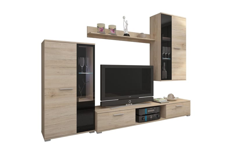 TV-möbelset Salsa - Beige - Möbler - TV- & Mediamöbler - TV-möbelset