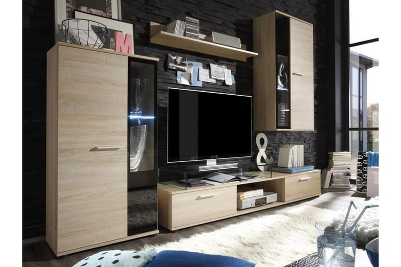 TV-möbelset Salsa - Beige - Möbler - TV- & Mediamöbler - TV-möbelset