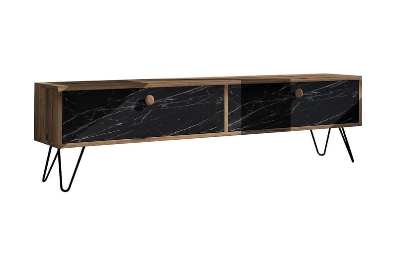 Tv-möbelset Sidenia 160 cm - Svart - Möbler - TV- & Mediamöbler - TV-möbelset