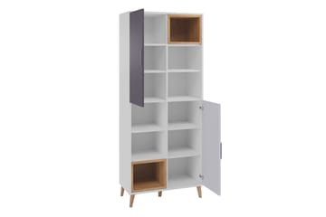Tv-möbelset Takeshi 120 cm - Vit/Grå - Möbler - TV- & Mediamöbler - TV-möbelset
