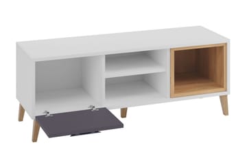 Tv-möbelset Takeshi 120 cm - Vit/Grå - Möbler - TV- & Mediamöbler - TV-möbelset