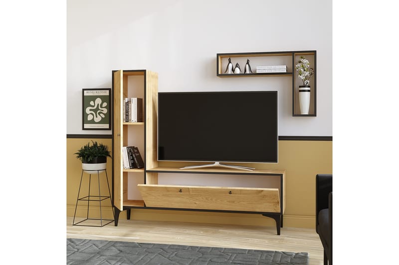 Tv-möbelset Urgby 118x49 cm - Blå - Möbler - TV- & Mediamöbler - TV-möbelset