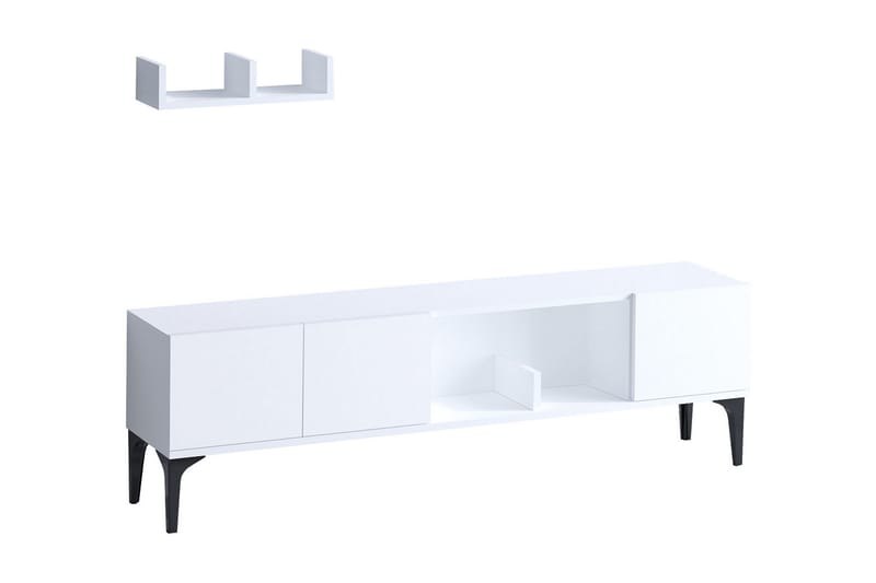 Tv-möbelset Urgby 150x47 cm - Vit - Möbler - TV- & Mediamöbler - TV-möbelset