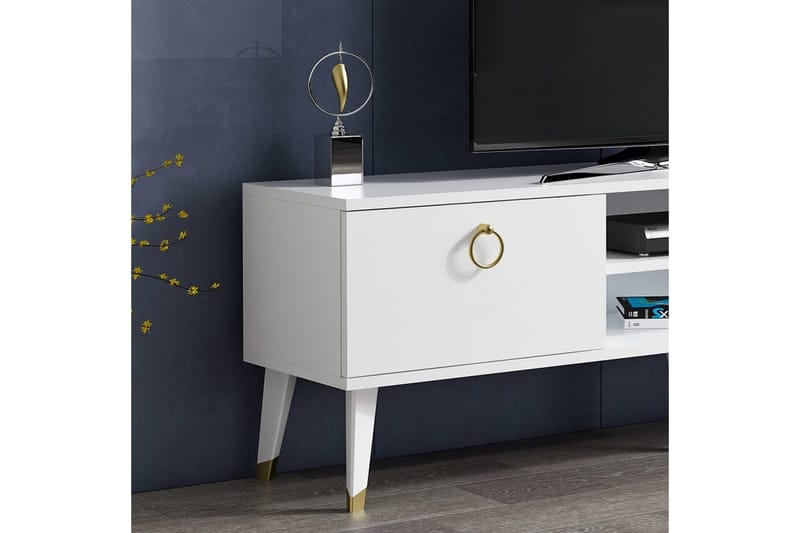 Tv-möbelset Urgby 150x50 cm - Vit - TV-möbelset