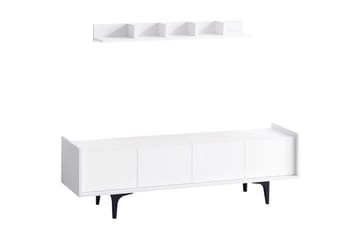 Tv-möbelset Urgby 150x57 cm - Vit - Möbler - TV- & Mediamöbler - TV-möbelset