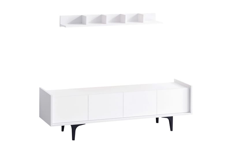 Tv-möbelset Urgby 150x57 cm - Vit - Möbler - TV- & Mediamöbler - TV-möbelset