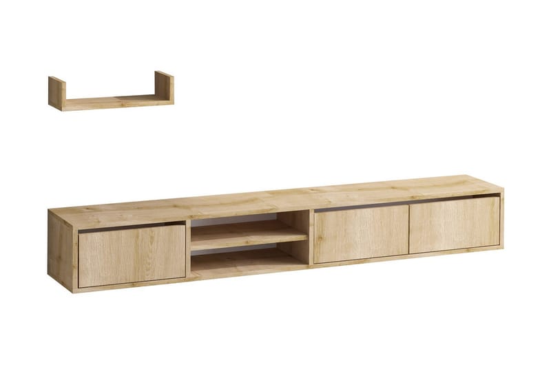 Tv-möbelset Urgby 180x25 cm - Blå - Möbler - TV- & Mediamöbler - TV-möbelset
