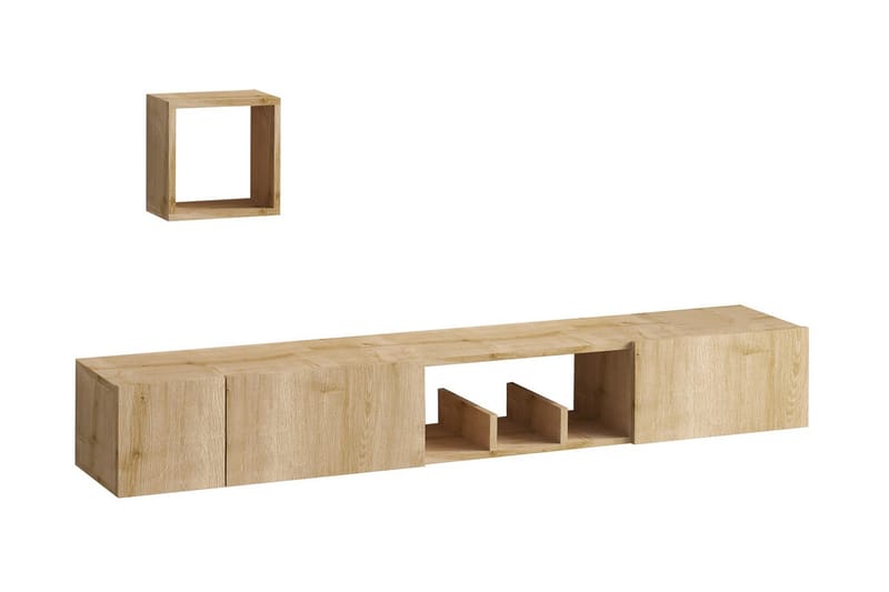 Tv-möbelset Urgby 180x25 cm - Blå - Möbler - TV- & Mediamöbler - TV-möbelset