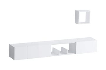 Tv-möbelset Urgby 180x25 cm - Vit - Möbler - TV- & Mediamöbler - TV-möbelset