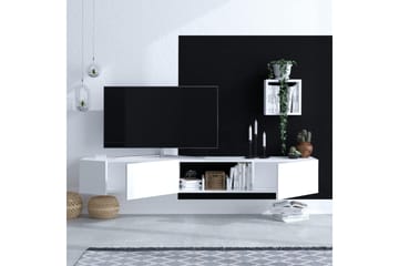 Tv-möbelset Urgby 180x25 cm - Vit - Möbler - TV- & Mediamöbler - TV-möbelset