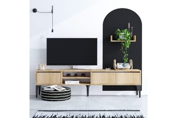 Tv-möbelset Urgby 180x50 cm - Blå - Möbler - TV- & Mediamöbler - TV-möbelset