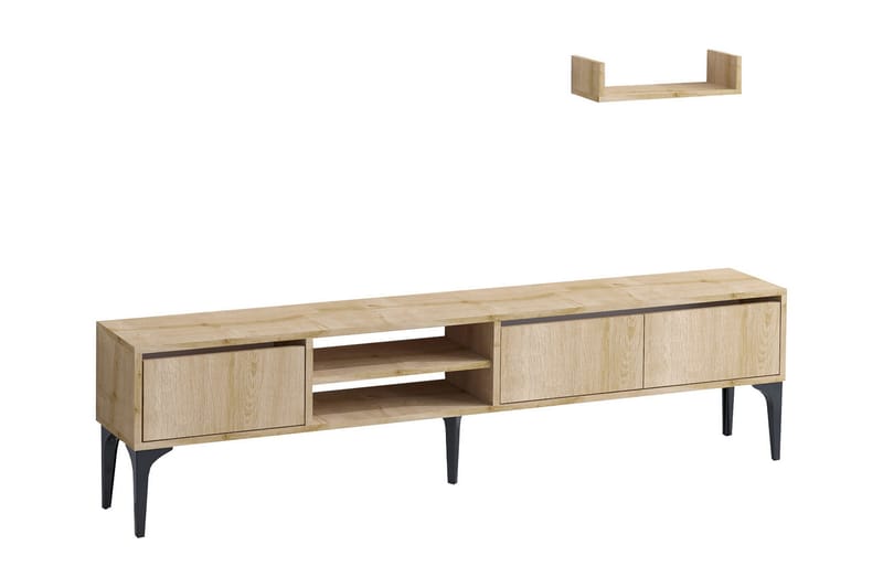 Tv-möbelset Urgby 180x50 cm - Blå - Möbler - TV- & Mediamöbler - TV-möbelset